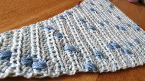 Assigned Pooling Crochet Shawl