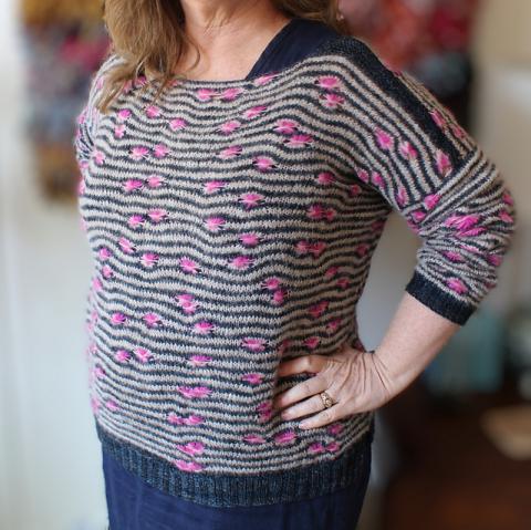 Assigned Pooling Knit Sweater