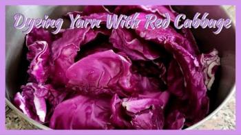 Embedded thumbnail for Dyeing Yarn With Red Cabbage - Natural Yarn Dyeing