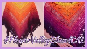 Embedded thumbnail for Flower Valley Shawl CAL