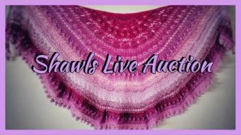 Embedded thumbnail for Live Auction - Offering some of my handmade shawls for sale!
